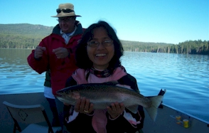 Carmi with trout