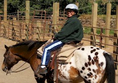 Carmi on horse